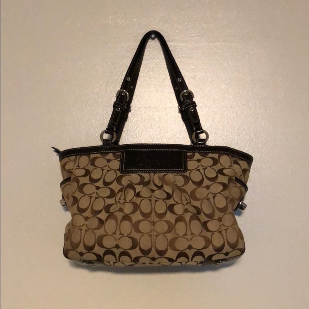 Brown/Tan Coach Purse